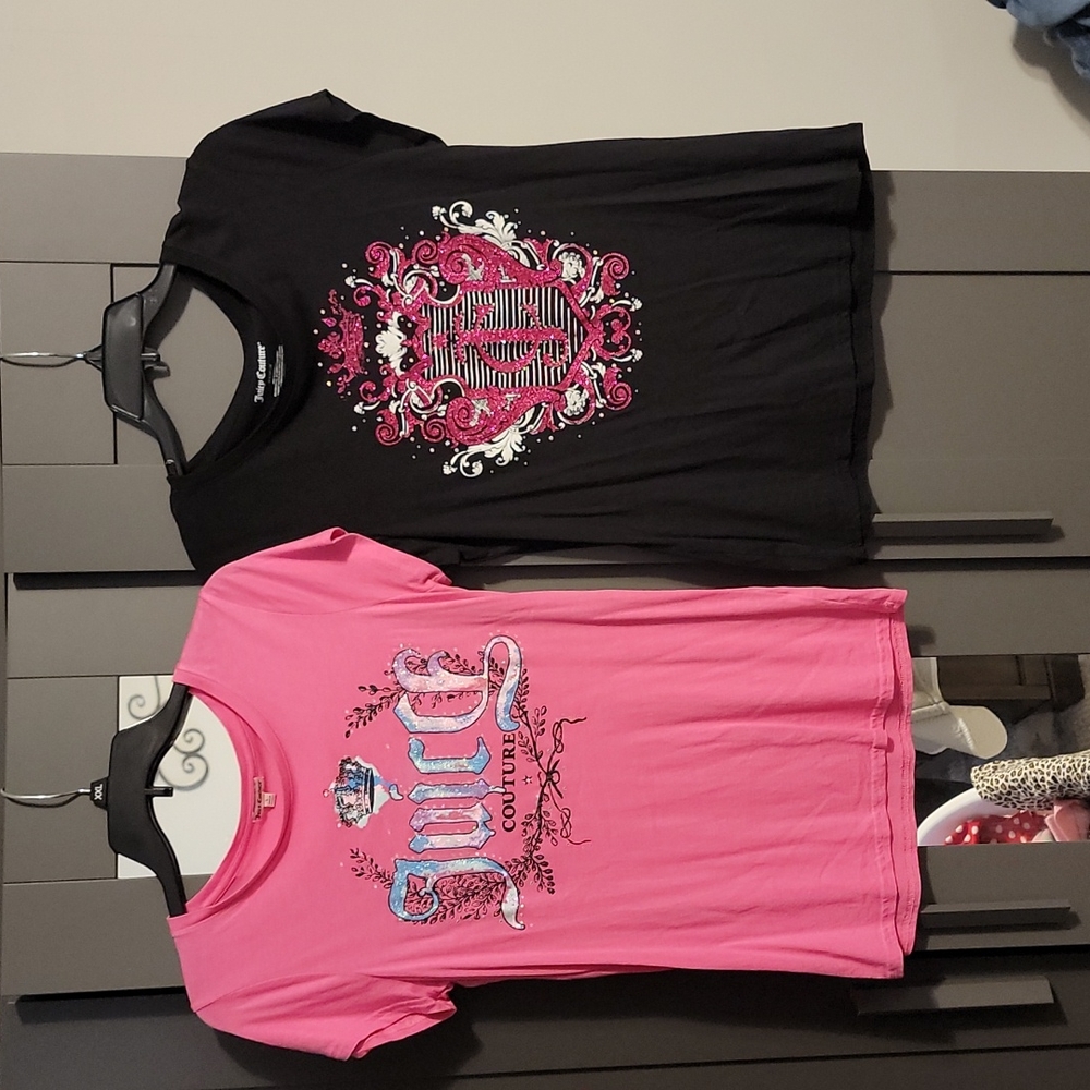 1 lg, 1 xl juicy couture shirt